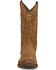 Image #4 - Frye Men's Grady Suede Short Western Boots - Round Toe, Mushroom, hi-res