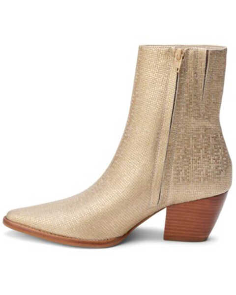 Image #3 - Matisse Women's Caty Fashion Booties - Pointed Toe, Gold, hi-res