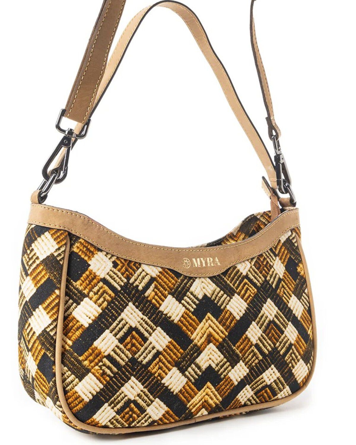 Image #3 - Myra Bag Women's Harvest Chevron Crossbody Bag, Multi, hi-res