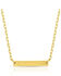 Image #2 - Montana Silversmiths Women's Fearless Faith Bar Necklace, Silver, hi-res