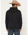 Image #4 - Wrangler Men's Logo Graphic Hooded Sweatshirt, Black, hi-res