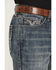 Image #2 - Rock & Roll Denim Men's Double Barrel Medium Wash Relaxed Straight Boot Denim Jeans, Medium Wash, hi-res
