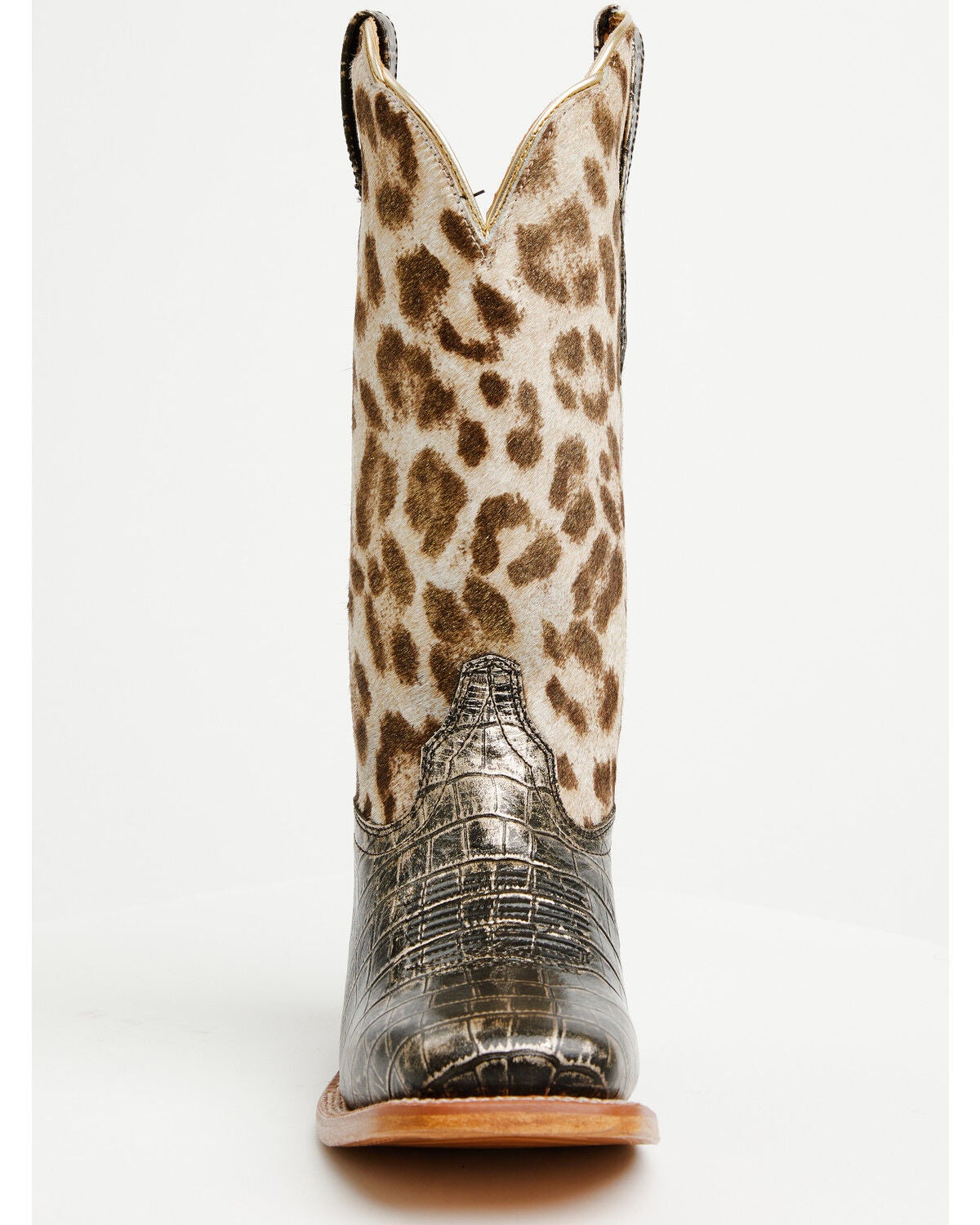 Image #4 - Ariat Women's Frontier Farrah Western Boots - Broad Square Toe, Leopard, hi-res