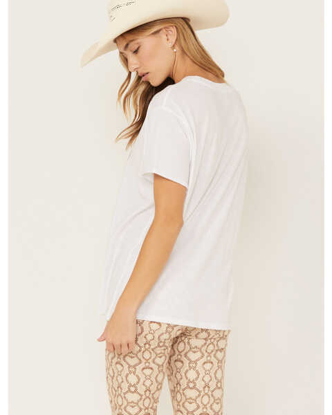 Image #4 - White Crow Women's Leave Her Wild Graphic Tee, White, hi-res