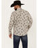 Image #4 - Moonshine Spirit Men's Tattoo Paisley Print Long Sleeve Snap Western Shirt, White, hi-res