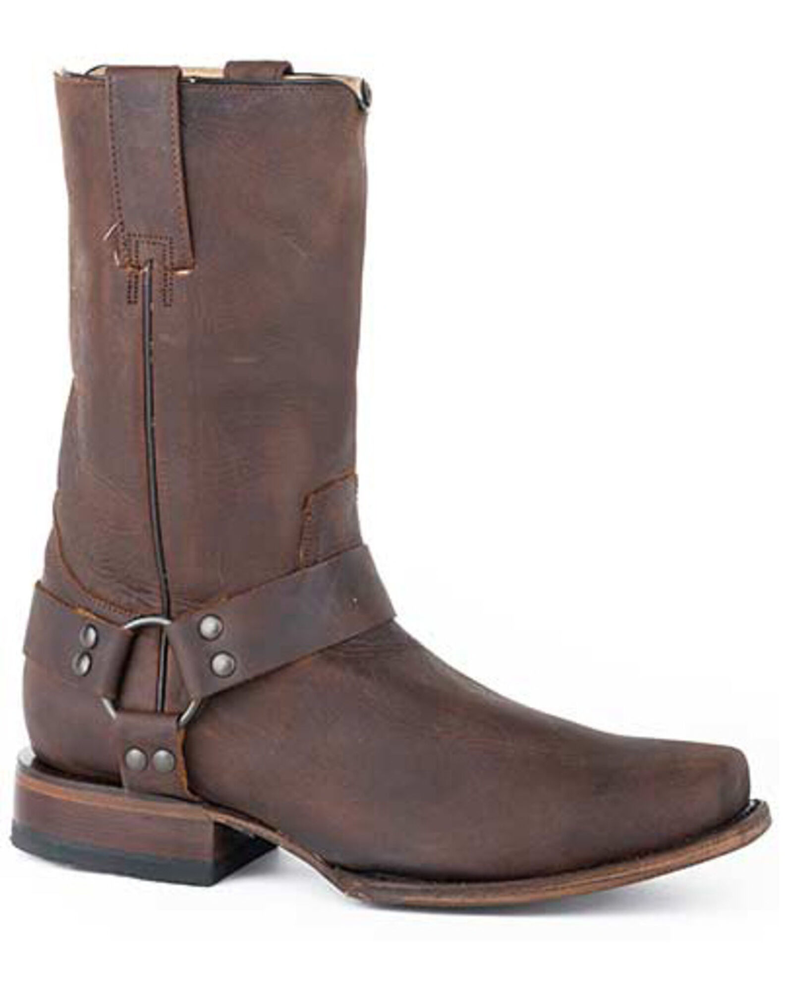 Roper Men s Biker Brown Western Boots Square Toe Sheplers