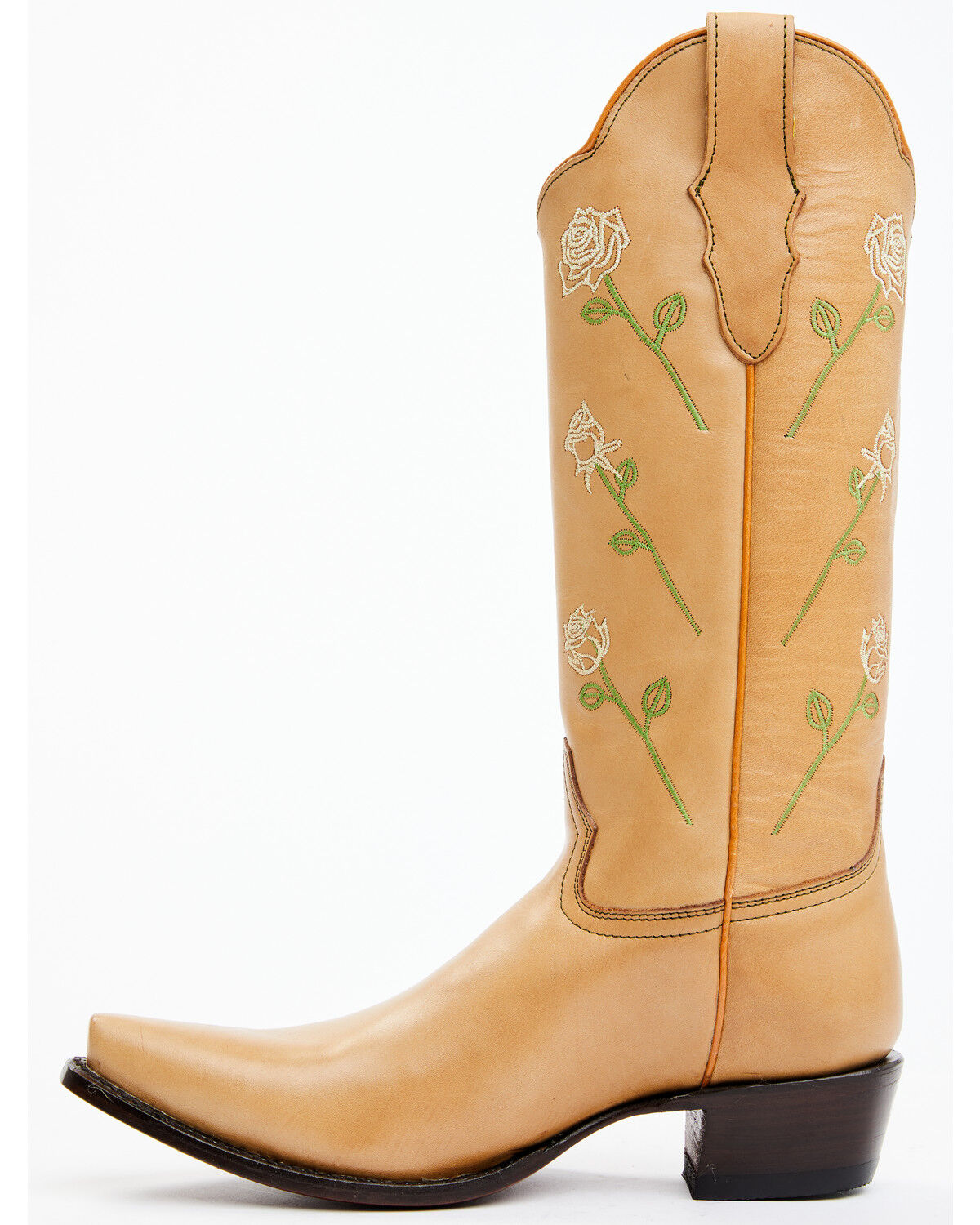 Image #3 - Planet Cowboy Women's Saharan Dozen Roses Western Boot - Snip Toe, Tan, hi-res