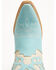 Image #6 - Lane Women's Jolene Overlay Tall Western Boots - Snip Toe, Blue/white, hi-res