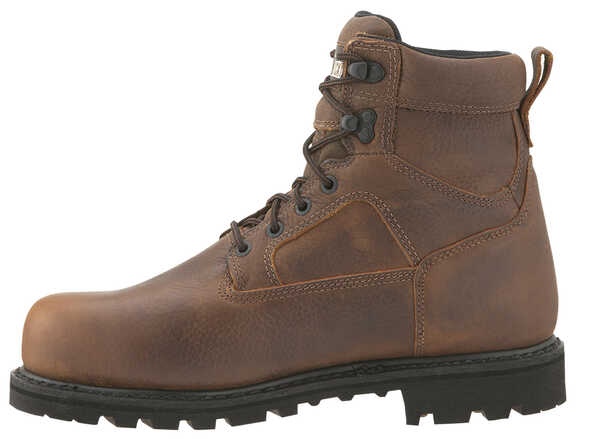 Rocky Men's Exertion 6" Waterproof Work Boots - Steel Toe, Brown, hi-res
