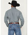 Image #4 - George Strait by Wrangler Men's Geo Print Long Sleeve Button-Down Stretch Western Shirt, Dark Teal, hi-res