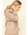 Image #5 - Ariat Women's Dark Oatmeal Heather Rebar Skill Set Zip Hooded Pullover, Oatmeal, hi-res