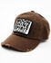 Moonshine Spirit Men's Born in the USA Baseball Cap, Brown, hi-res