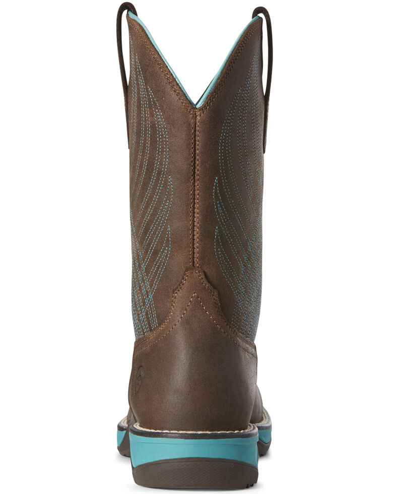 Ariat Women's Anthem Java Western Boots - Square Toe, Brown, hi-res