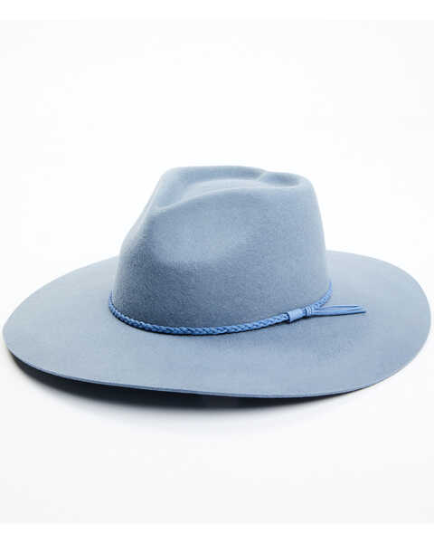 Image #1 - Peter Grimm Women's Amor Mio Felt Western Hat , Light Blue, hi-res