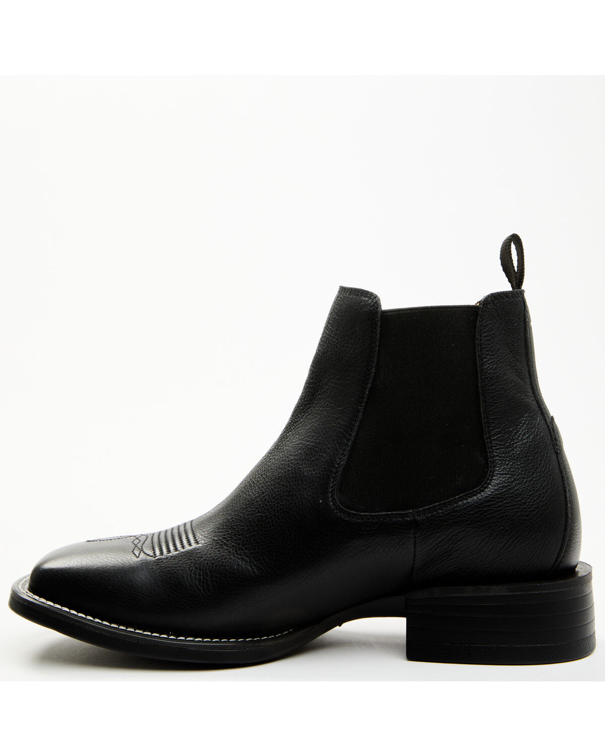 Image #3 - Cody James Men's Jones Chelsea Boots - Broad Square Toe, Black, hi-res
