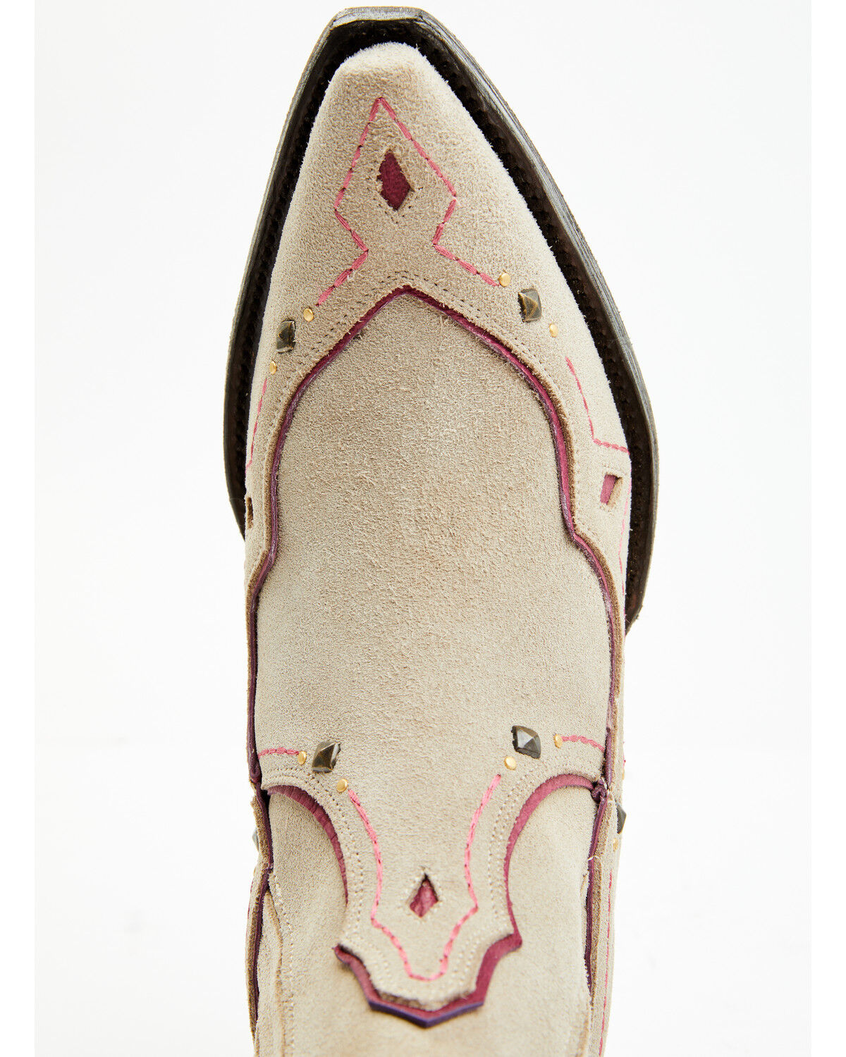 Image #6 - Old Gringo Women's Marinera Western Booties - Snip Toe, Purple, hi-res