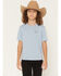 Image #2 - Wrangler Boys' Wrangler Strong Short Sleeve Graphic T-Shirt, Blue, hi-res