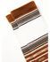 Image #2 - Cody James Men's Rio Southwester Stripe Print Crew Socks, Brown, hi-res