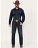 Image #1 - Wrangler 20X Men's Medium Wash Harper Slim Bootcut Stretch Denim Jeans - Tall, Medium Wash, hi-res