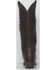 Image #5 - Lane Women's Plain Jane Tall Western Boots - Round Toe, Cognac, hi-res