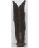 Image #5 - Lane Women's Plain Jane Tall Western Boots - Medium Toe, Cognac, hi-res