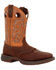 Durango Men's Rebel Saddle Western Boots - Broad Square Toe, Brown, hi-res