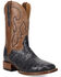 Image #1 - El Dorado Men's Exotic Blue Nile Crocodile Western Boots - Broad Square Toe, Blue, hi-res
