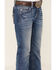 Image #4 - Miss Me Girls' Medium Wash Wing Pocket Bootcut Denim Jeans, Blue, hi-res