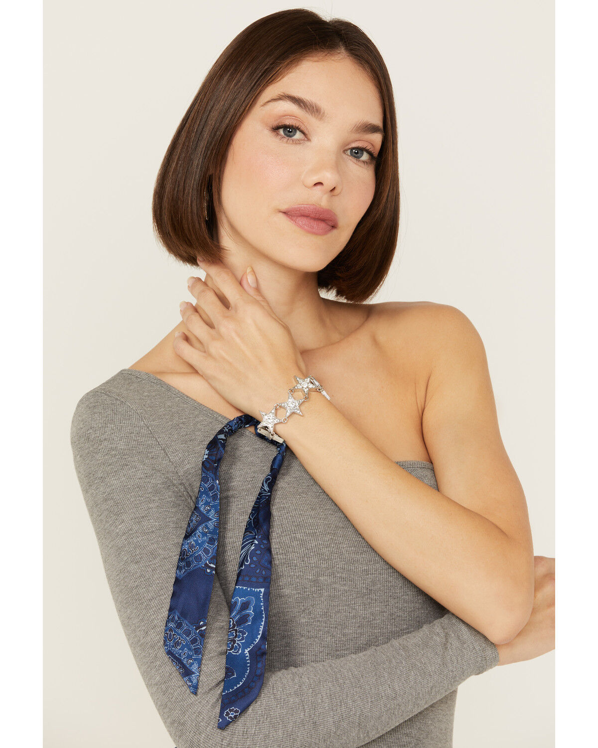 Image #1 - Shyanne Women's 5-in-1 Bandana Accessory, Navy, hi-res