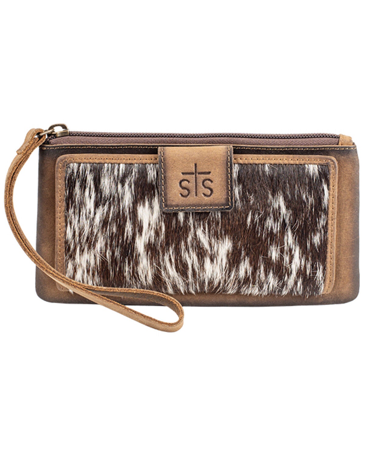 Image #2 - STS Ranchwear by Carroll Women's Haley Cowhide Wallet, Brown, hi-res