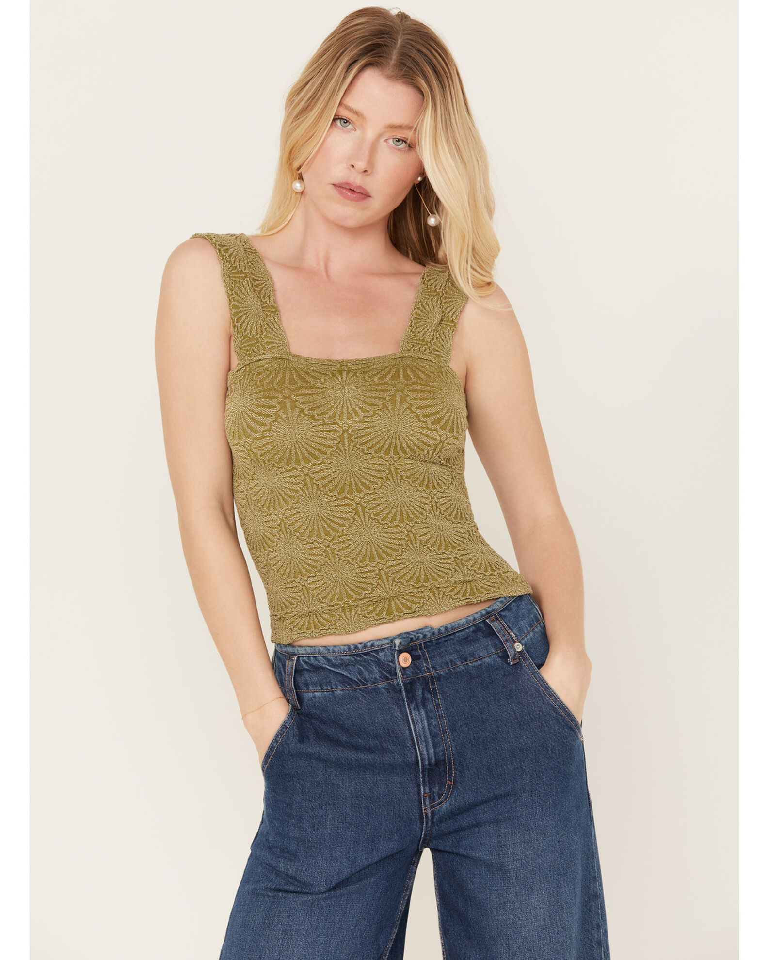 Product Name: Free People Women's Floral Camisole Tank Top