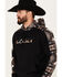 Hooey Men's Canyon Southwestern Print Hooded Sweatshirt, Black, hi-res