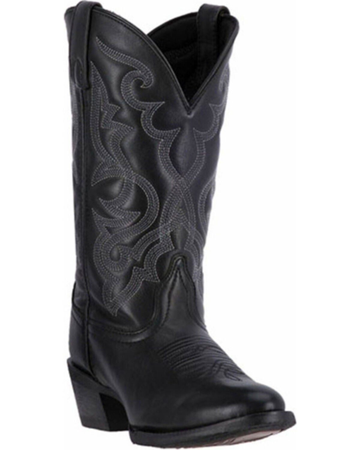 Laredo Women's Maddie Western Boots - Round Toe, Black, hi-res