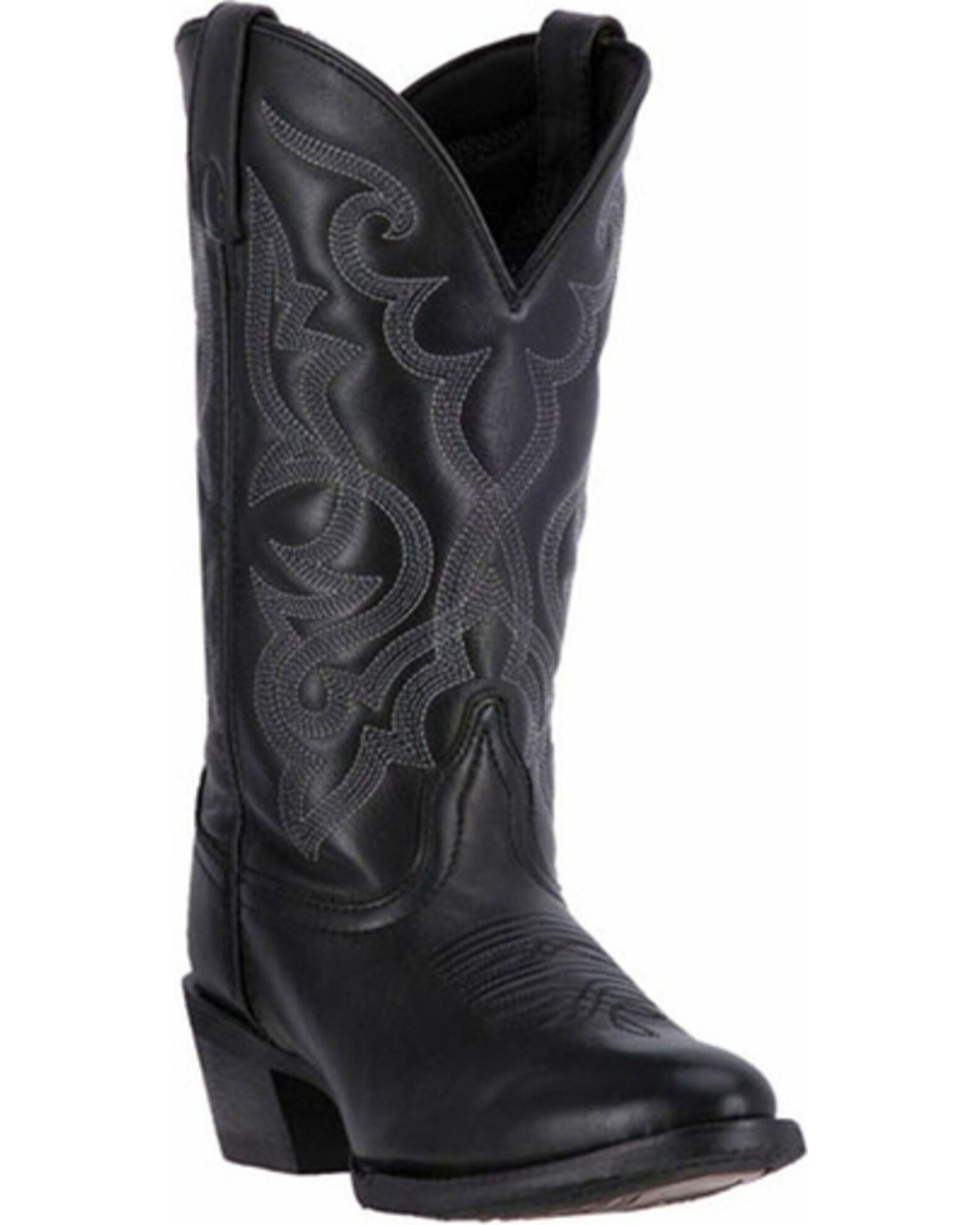 Image #1 - Laredo Women's Maddie Western Boots - Round Toe, Black, hi-res