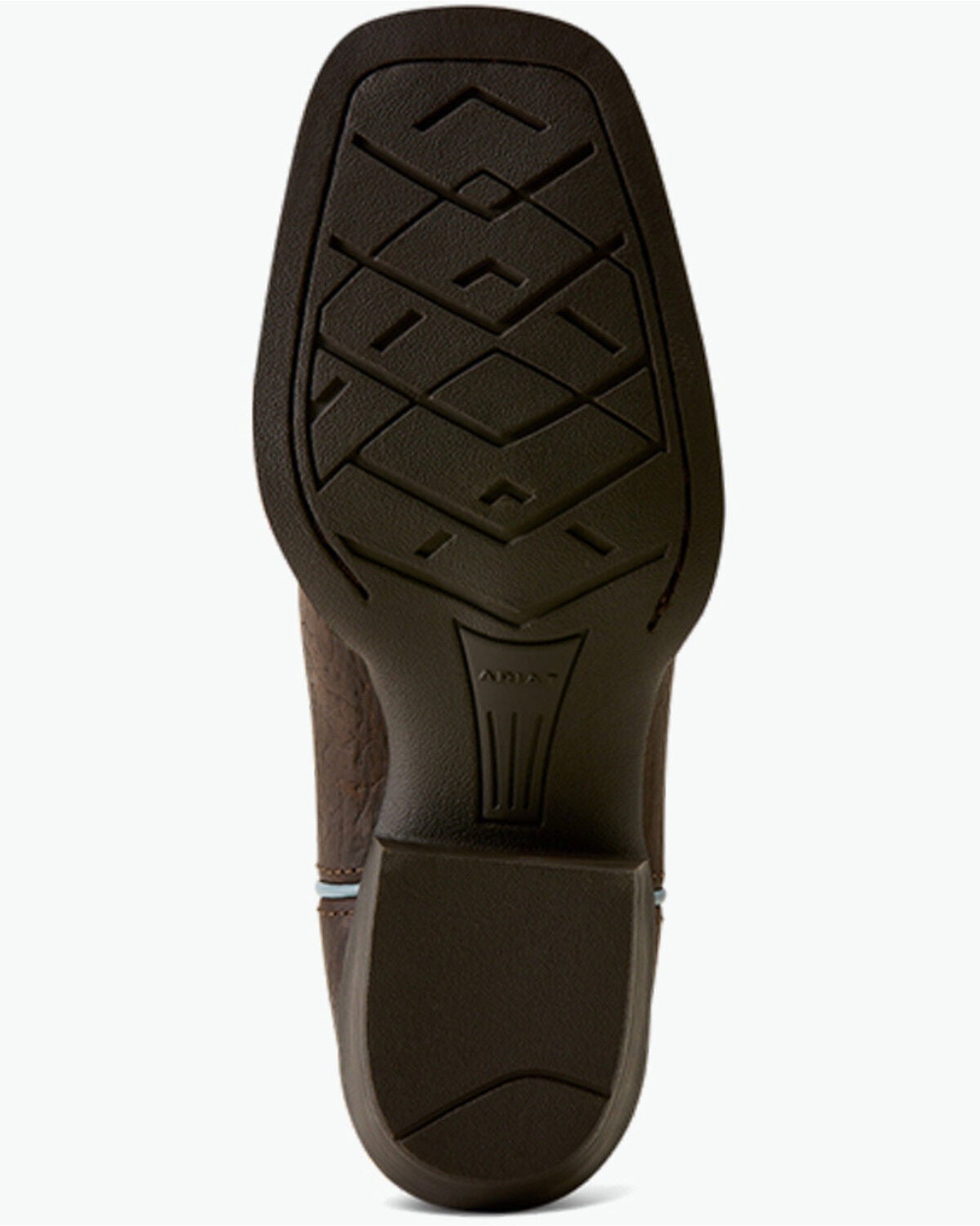 Image #5 - Ariat Girls' Futurity Fort Worth Performance Western Boots - Square Toe, Brown, hi-res