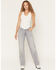 Image #1 - Wrangler Women's Haute Haze Low Rise Cowboy Straight Denim Jeans, Grey, hi-res