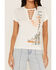 Shyanne Women's Keyhole Desert Graphic Tee, Ivory, hi-res