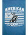 Image #2 - Cowboy Hardware Toddler Boys' American Made Short Sleeve Graphic T-Shirt, Blue, hi-res