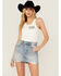 Image #1 - Blended Women's Howdy Cowboy Graphic Tank, White, hi-res