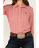 Image #3 - Cinch Women's ARENAFLEX® Striped Long Sleeve Button-Down Western Core Shirt, Red, hi-res