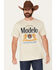 Image #1 - Modelo Men's Logo Short Sleeve Graphic T-Shirt, Natural, hi-res