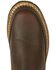 Georgia Boot Men's Georgia Giant Romeo Slip-On Work Shoes - Round Toe, Dark Brown, hi-res