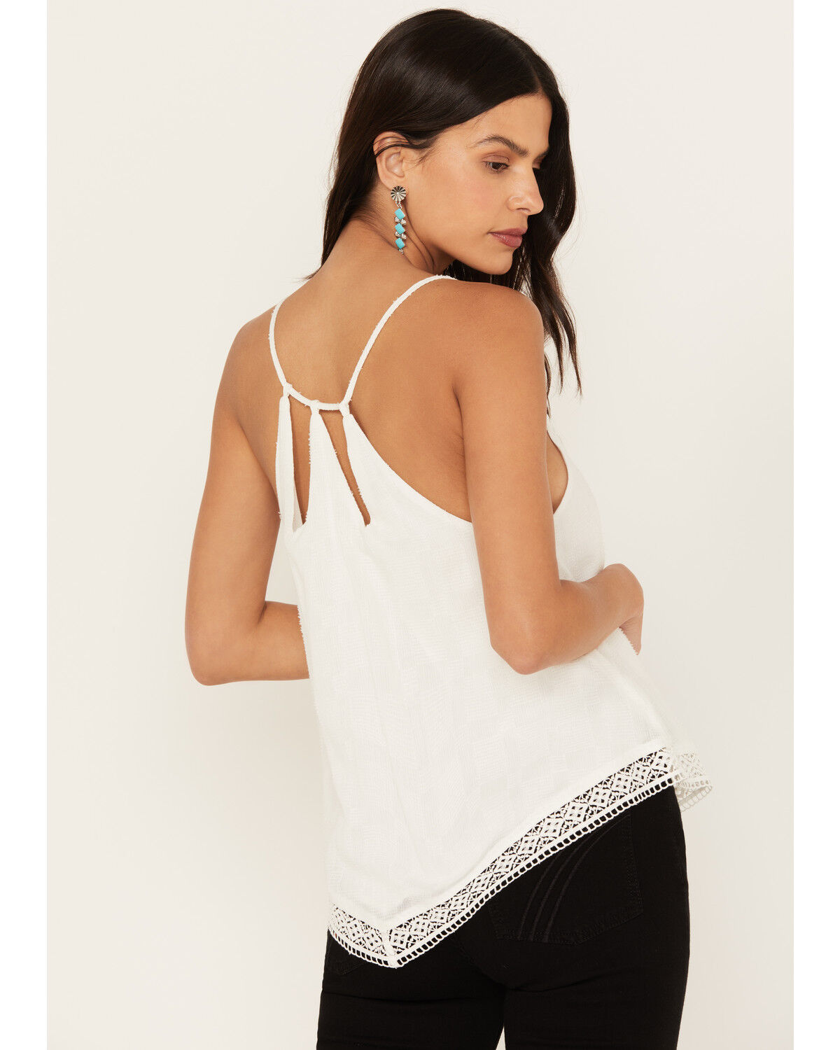 Image #4 - Miss Me Women's Handkerchief Hem Sleeveless Top, , hi-res
