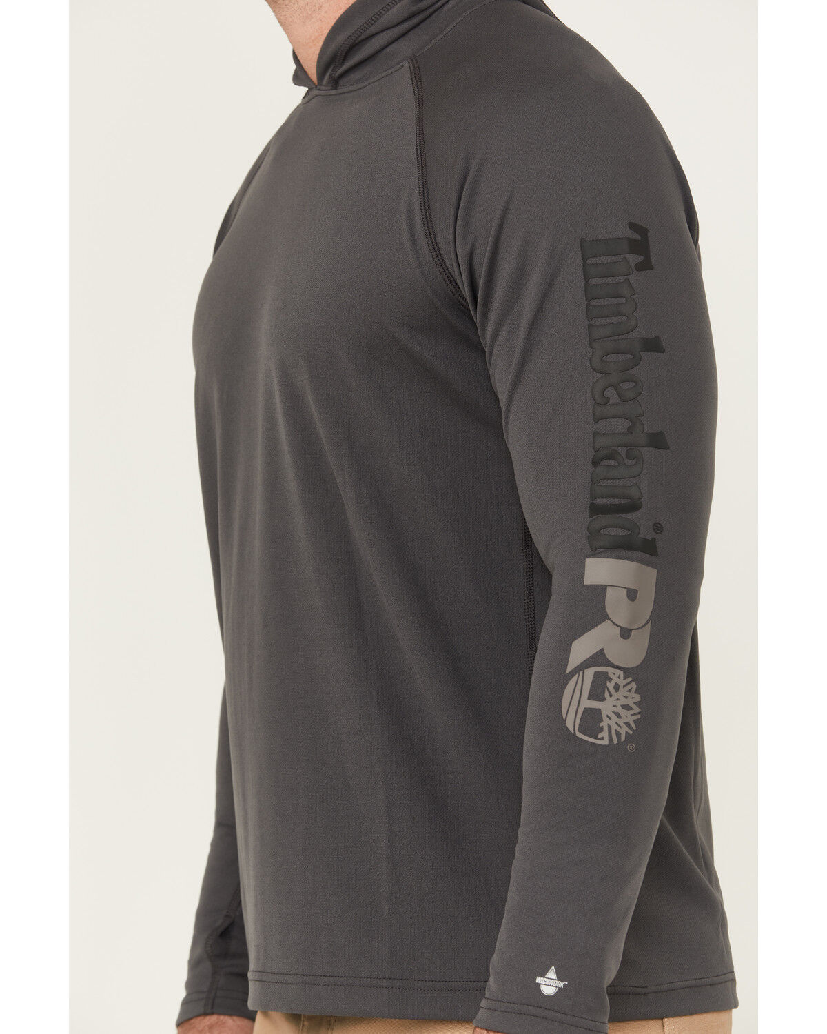 Image #3 - Timberland PRO Men's Wicking Good Hooded Sweatshirt, Grey, hi-res