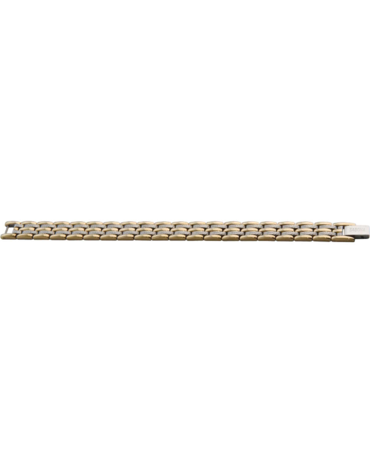 Image #1 - Sabona Men's Executive Regal Duet Magnetic Bracelet, Two Tone, hi-res