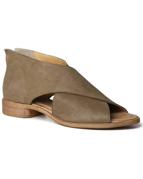 Image #1 - Band of the Free Women's Venice Western Casual Shoes - Open Toe, Taupe, hi-res