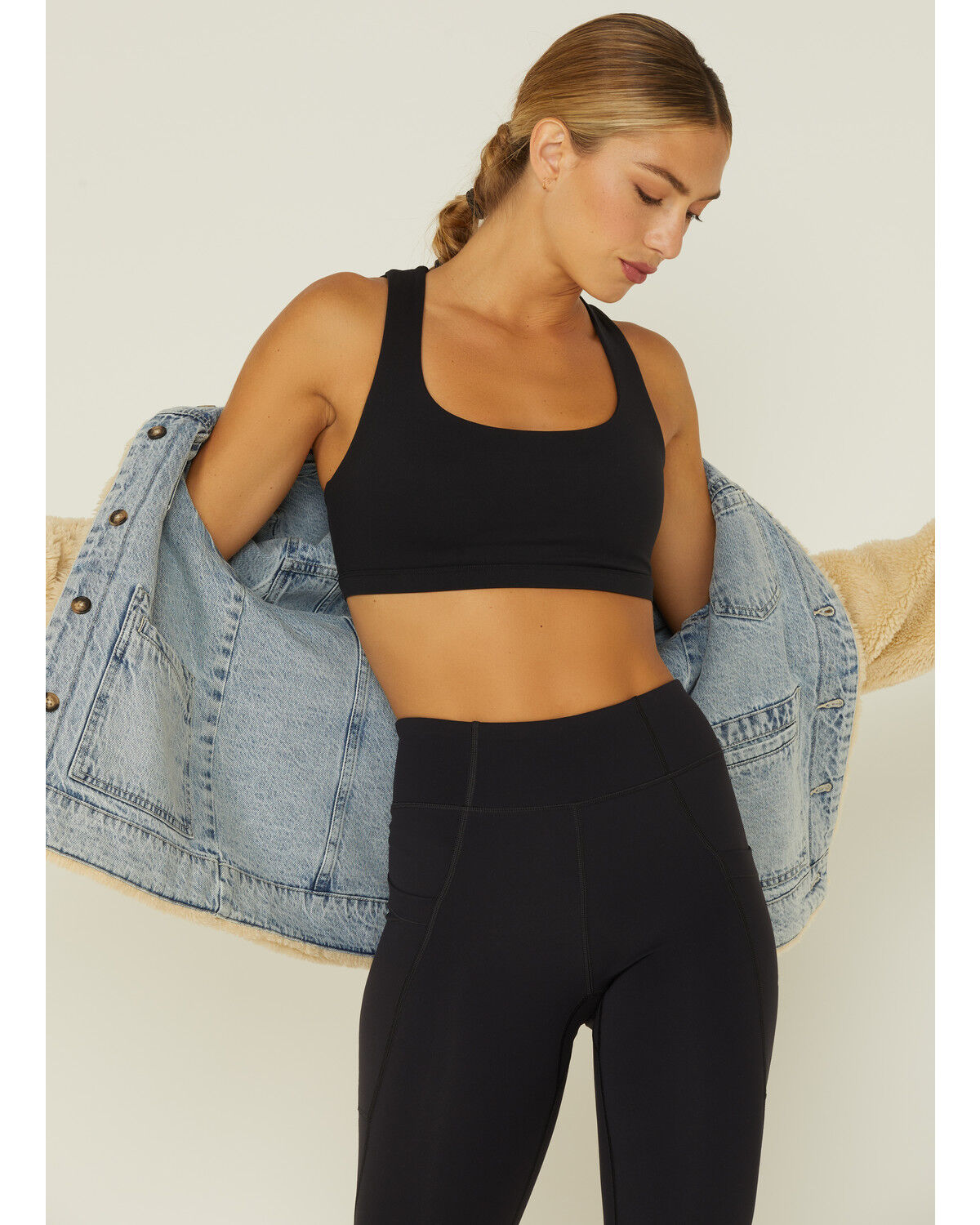 Image #1 - Idyllwind Women's Liberty Sports Bra, Black, hi-res