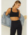 Image #1 - Idyllwind Women's Liberty Sports Bra, Black, hi-res
