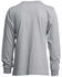 Image #2 - Lapco Men's FR Long Sleeve Button-Down Henley Work Shirt - Big & Tall, Grey, hi-res
