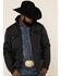 Image #1 - Kimes Ranch Men's Black Skink Quilted Shirt Jacket, , hi-res